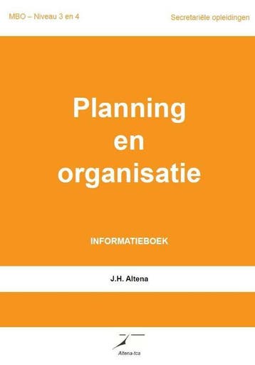 Planning en organisatie (Nieuw), Livres, Verzenden
