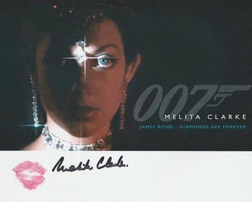 James Bond 007: Diamonds Are Forever - Signed by Melita, Nieuw