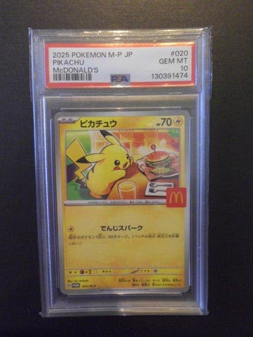 2025 Pokémon McDonalds Pikachu 020 Graded card - PSA 10 - 1