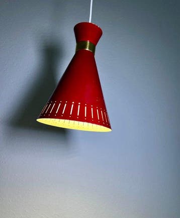 Svend Aage Holm Sørensen - Plafondlamp (3) - Verguld messing