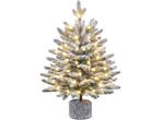 2dekans | Yaheetech Mini Kunstkerstboom Met Sneeuw – 45 x, Divers, Noël, Ophalen of Verzenden