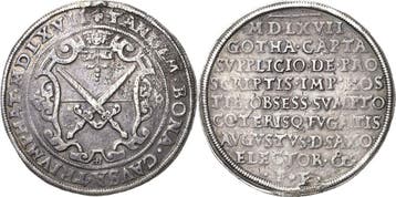 Taler, daalder 1567, Sachsen-kurlinie ab 1547 (albertiner..., Verzenden, België