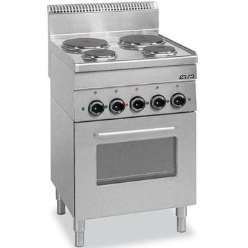 Fornuis + Oven | MINIMA 600 | Elektrisch | 4 Kookpunten (2x, Verzenden, Nieuw in verpakking