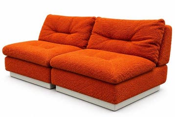 Saporiti - Sofa (6) - Textiel, Plastic