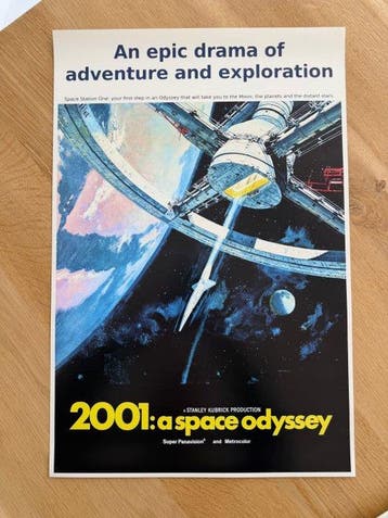 Stanley Kubrick - 2001: A Space Odyssey Poster