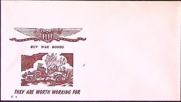 Amerikaanse envelop WWII (lijst optie), Verzenden