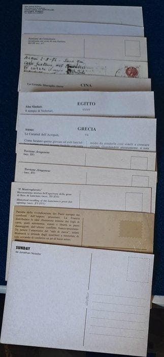 Collectie van memorabilia - postkaart, Antiek en Kunst