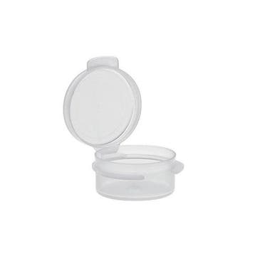 Plastic bakjes met deksel 5ml  Transparant     100 stuks, Verzenden, Nieuw