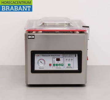 HCB stainless steel Vacuum machine Vacumiser Double seal 400, Verzenden, Nieuw in verpakking