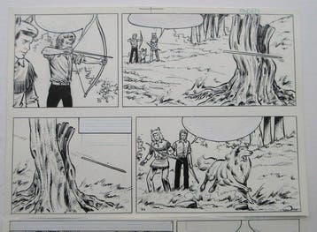 Studio Vandersteen - 1 Original page - Bessy, Livres