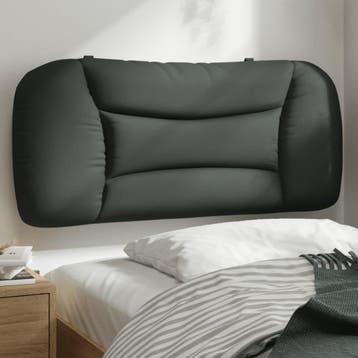 vidaXL Hoofdbordkussen Hvar 80 cm stof donkergrijs, Verzenden