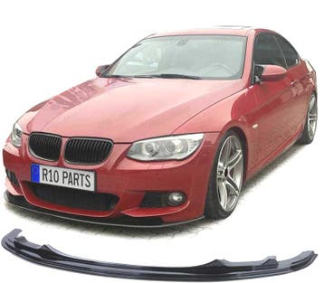 SPOILER LAME AVANT BMW E92 E93 10-14 LOOK M NOIR BRILLANT, Verzenden