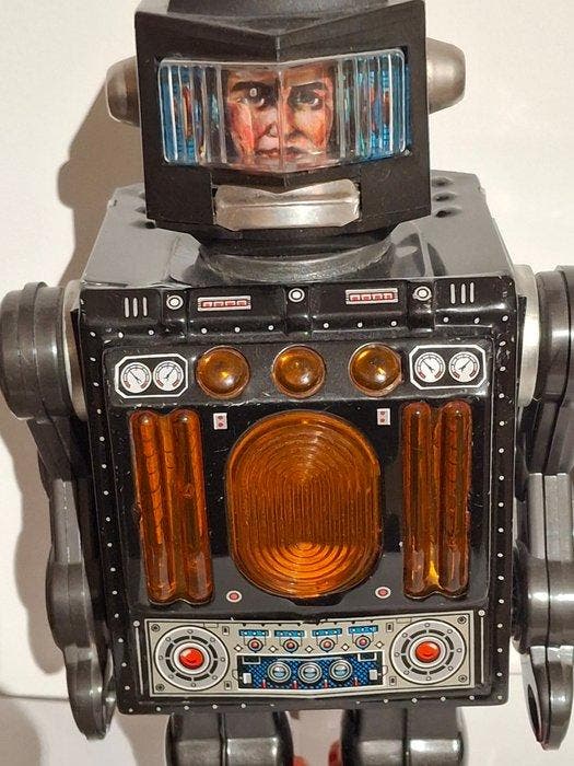 Horikawa - Speelgoed robot - Mr. Hustler - 1960-1970 - Japan, Antiek en Kunst, Antiek | Speelgoed