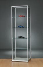 *TIP*  Luxe vitrinekast aluminium 60 cm, Ophalen of Verzenden