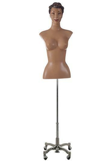 *TIP*  Buste vrouw huidskleur 3/4 model op poot IY160-AGNES, Ophalen of Verzenden