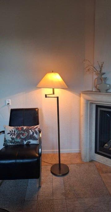 Dijkstra Lampen - Lampadaire à bras pivotant - Cuivre,