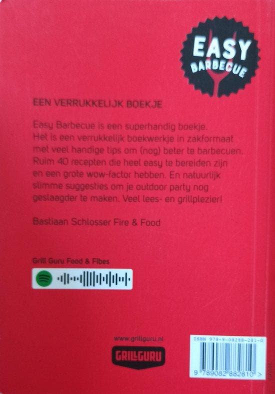 Easy barbecue 9789082882810 Jeroen Wesselink, Boeken, Kinderboeken | Jeugd | 13 jaar en ouder, Zo goed als nieuw, Verzenden