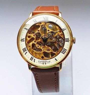 Caravelle ( Bulova ) Swiss - Classic Skeleton 21Rubis - Sans