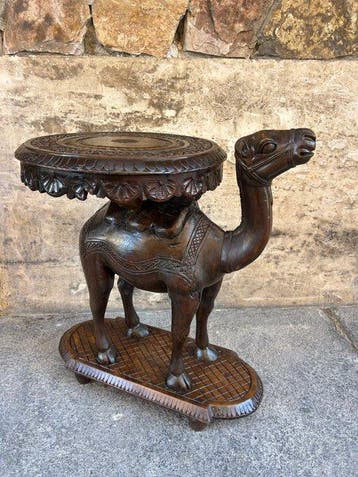 Asiatico - Anglo-Indiano - Middentafel - Tavolino Cammello -