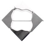Witgouden design broche, Ophalen of Verzenden, Gebruikt, Overige kleuren, Goud