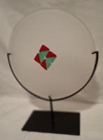 Barbini Alfredo - Barbini Alfredo - Plat - verre de Murano, Antiquités & Art