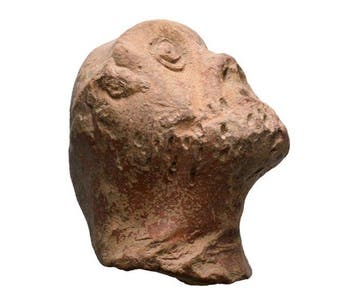 Grec ancien, hellénistique Terre cuite Figure - 41 cm
