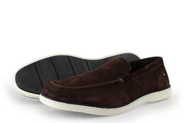 Memphis One Loafers in maat 43 Bruin, Kleding | Heren, Loafers, Bruin, Verzenden, Zo goed als nieuw