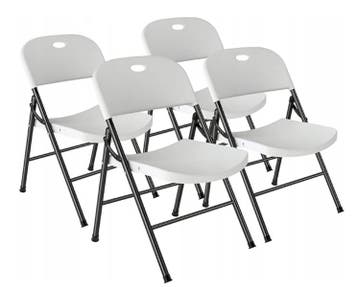 Klapstoelen - Vouwstoelen - Set van 4 - Eettafelstoelen - Wi, Verzenden, Nieuw