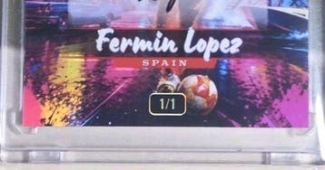 Wild Card Road Show Miami Fermin Lopez Carte dédicacée,