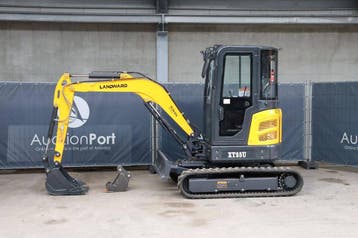 Veiling: Minigraver Landward XT25U Diesel 14kW 2025 Nieuw, Ophalen