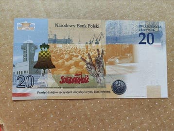 Polen. - 20 zlotych 2021 - Pick 195a - in folder (Zonder, Postzegels en Munten