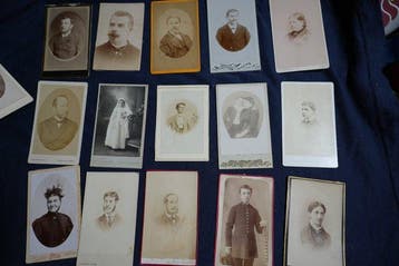 varos - Gran lote de 45 Fotografías Antiguas Carte de