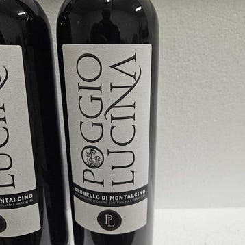2019 Poggio Lucina - Brunello di Montalcino DOCG - 3 Flessen, Verzamelen, Wijnen, Nieuw