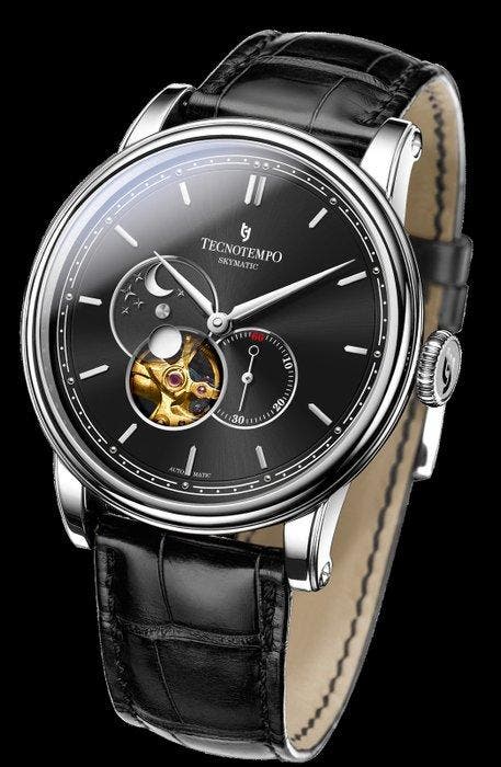 Tecnotempo - Automatic - Skymatic - Black Dial - - Sans, Handtassen en Accessoires, Horloges | Heren