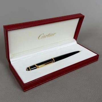 Cartier - Penna Diabolo Must De Cartier Lacca Nera Oro