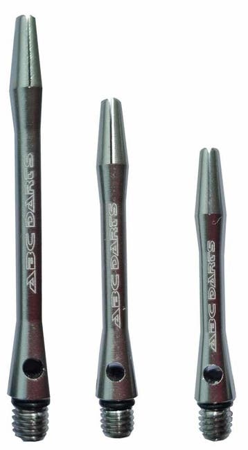 ABC Darts – Aluminium Titanium Look – 3 sets (Dart Shaft, Ophalen of Verzenden, Nieuw, Shafts