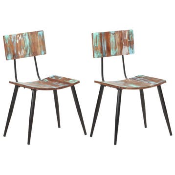 Eetkamerstoelen Hout 2st | 54% Korting | Retour Deal, Maison & Meubles, Verzenden