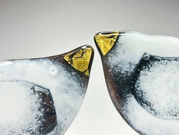 Studio Habrat - Beeldje - Golden Birds (2) - fusie