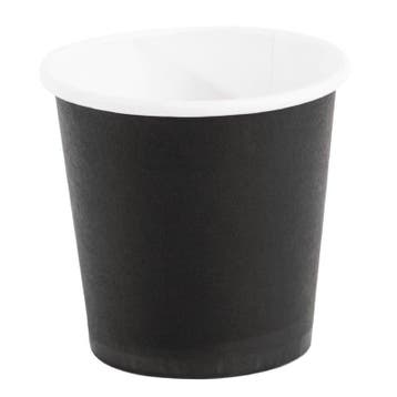 Disposable espresso bekers zwart 12cl | 1000 stuks | 6(h) x, Verzenden, Nieuw in verpakking