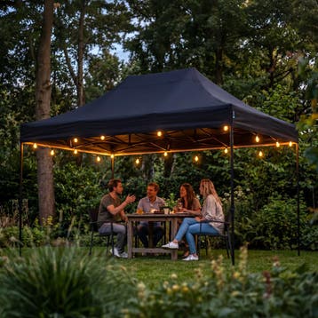 Partytent - 3x4.5 m - Premium easy-up Partytent | Zwart, Verzenden, Nieuw