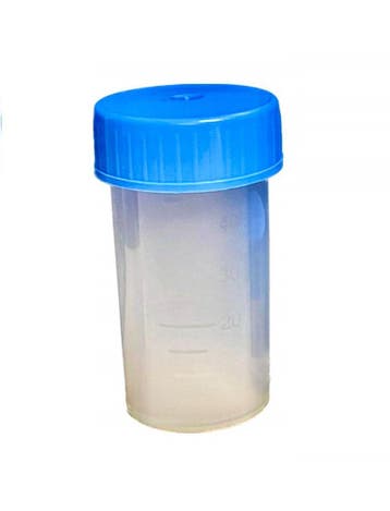 Plastic Potjes met Deksel     60 ml  5 stuks, Verzenden, Nieuw
