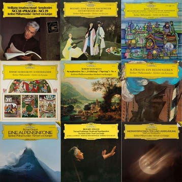 Herbert von Karajan - 22 Vinyl Albums and 2 Vinyl Boxsets -