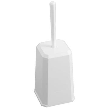 Toiletborstelhouder | Kunststof | Wit | Incl. Borstel |, Verzenden