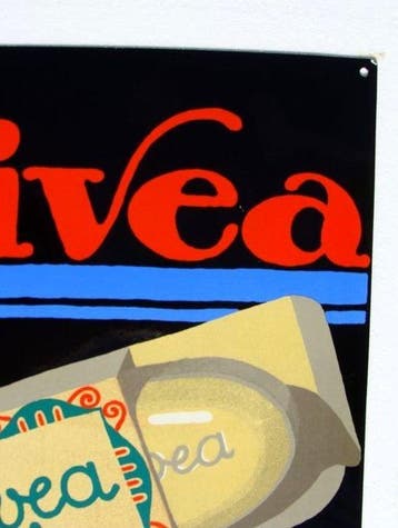 Nivea Seife - Nivea emaillebord, reproductie emaillebord,