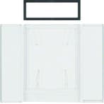 Hager Berker B.IQ 4-Gang Button Field Transparent Clear -, Verzenden