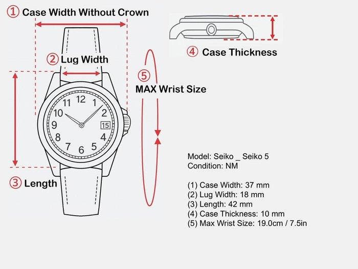 Seiko - Seiko 5 - Zonder minimumprijs - 7S26-02J0 - Heren -, Handtassen en Accessoires, Horloges | Antiek