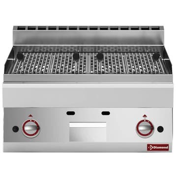 Lavasteengrill | ALPHA 650 | Gas | Oppervlak 660x500, Verzenden