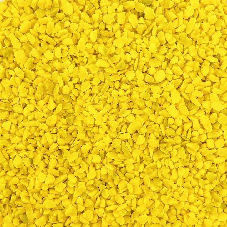 Aquarium Steentjes 1KG 4-6mm - Gekleurd Granulaat - GEEL..., Dieren en Toebehoren, Vissen | Aquaria en Toebehoren, Nieuw, Ophalen of Verzenden