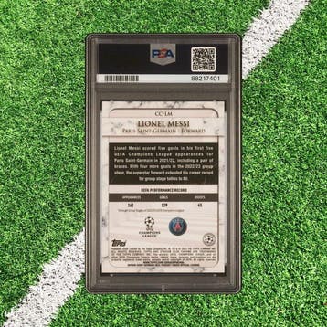 Topps Stadium Chrome - PSG Lionel Messi - PSA 10 - 1 Graded