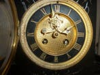Horloge de table - Marbre, Laiton - 1920-1930, Antiquités & Art